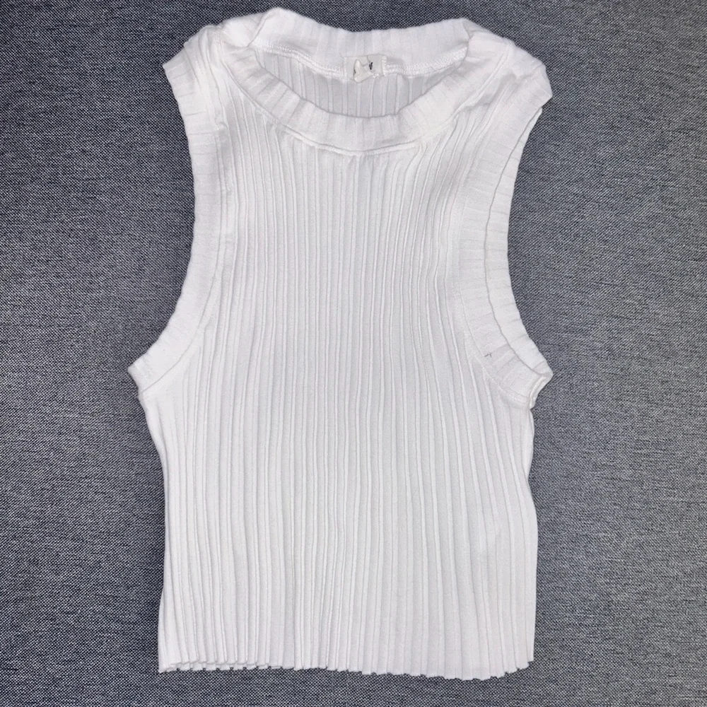 Aerie High Neck Ribbed Tank Top - Picture 3 of 4